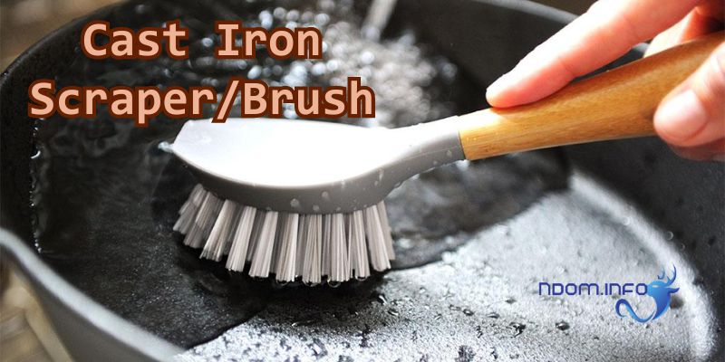 Cast Iron Scraper/Brush
